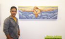 Galería de fotos de la exposición de pintura de Yamil Rodríguez Saiz