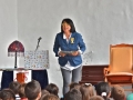 Lectura dramatizada de cuentos infantiles en la feria del Libro de S/C de La Palma