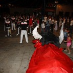 Encuentro de Batucadas con el Perro Maldito de las Fiestas de San Bartolomé en La Galga, Puntallana (La Palma)
